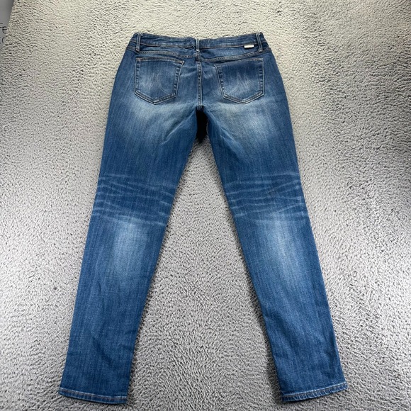 Maurices Jeans Womens 29x29 Blue Cotton Denim Skinny Leg Faded Stretch Workwear - Picture 7 of 12